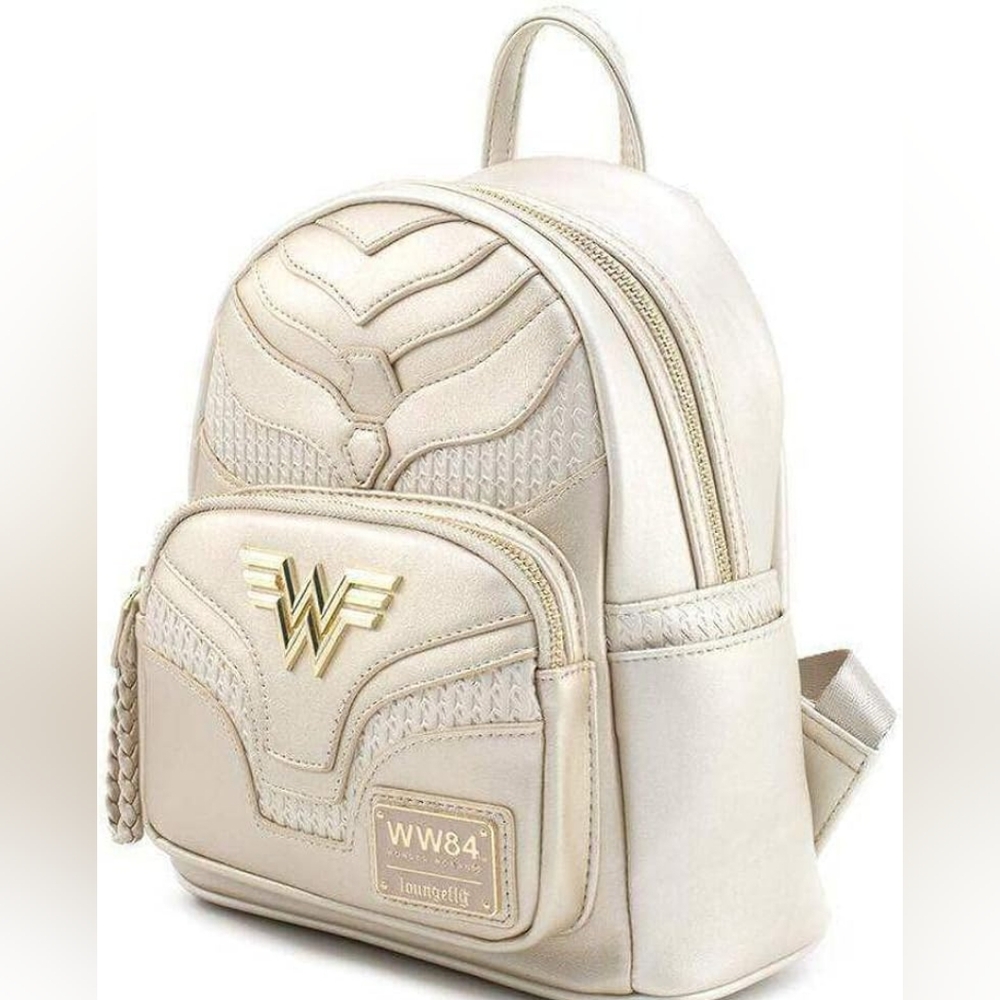 Loungefly x DC Comics Wonder Woman Metallic Cosplay Mini Backpack